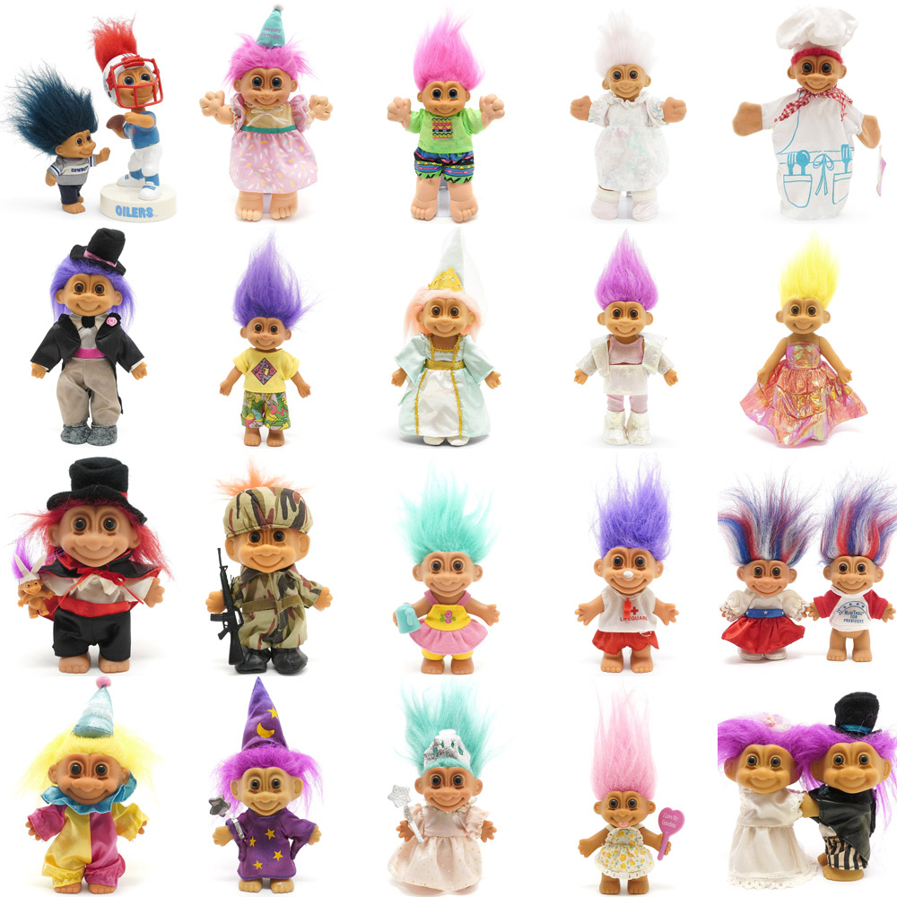 RUSS/ラス社のTroll/トロール人形各種をPic Up！ぬいぐるみ、ボビングヘッド、手足長ドール、クリップドール、MサイズとSサイズのドール：）